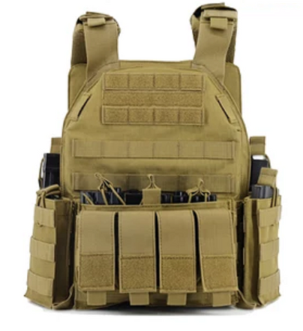 Darkor Tactical Deluxe Heavy Duty Plate Carrier with Ammo Pouches